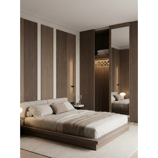 Декоративен Линеен PVC Панел Aged Oak 290x15.5см